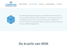 Tablet Screenshot of coencad.nl